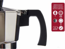 Italiaanse Koffiepot 3 Koppar Aluminium — thumbnail 4