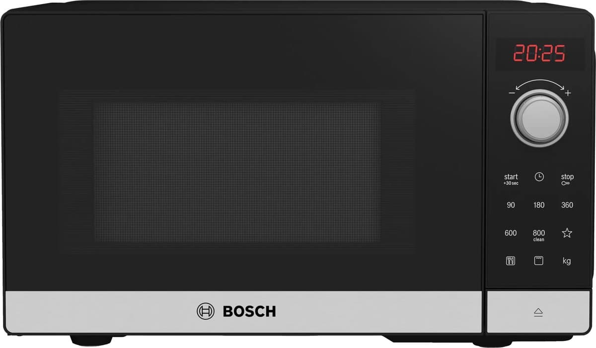 Bosch Serie 2 FEL023MS2 magnetron Aanrecht Solo-magnetron 20 l 800 W Zwart, Roestvrijstaal — afbeelding 1