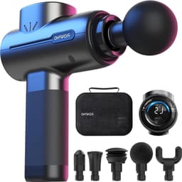 Diep weefsel rugmassagegeweer Stimulator met USB C-Opladen voor Spiermassage - Ontspanning - Beste Cadeau voor Familie - Zwart Massage gun — thumbnail 1