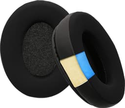 kwmobile 2x oorkussens voor koptelefoon - geschikt voor Sony WH-CH700N / WH-XB900N / WH-CH710N / WH-CH720N / MDR-10R - Earpads voor oortelefoon - In zwart — thumbnail 1