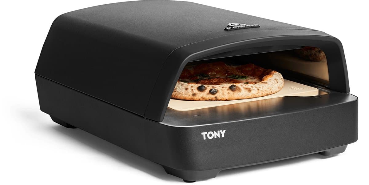 BURNHARD® Gas pizza oven voor buiten - Tony, 450 °C, draagbare 5,9 kW buitenoven voor pizza - NL only — afbeelding 1