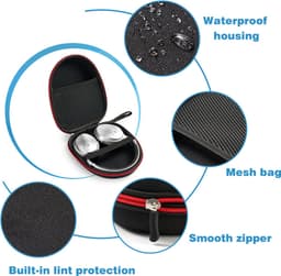 YONO Koptelefoon Hoes geschikt voor JBL - Sony - Bose - Opberghoes - Hard Case - On-ear/Over-ear - Zwart — thumbnail 4
