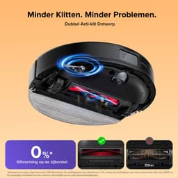 Roborock Q10 S5 Robotstofzuiger– 10000 Pa Zuigkracht–Dubbele Anti-klitfunctie–VibraRise 2.0-Systeem– 8 mm Dweillift– PreciSense LiDAR-navigatie–Obstakelvermijding– APP–Zwart — thumbnail 3