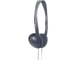 SoundLAB hoofdtelefoon met comfortabele hoofdband - zwart - 5 meter
