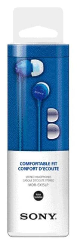 Sony MDR-EX15LPB - In-ear oordopjes - Blauw — thumbnail 3