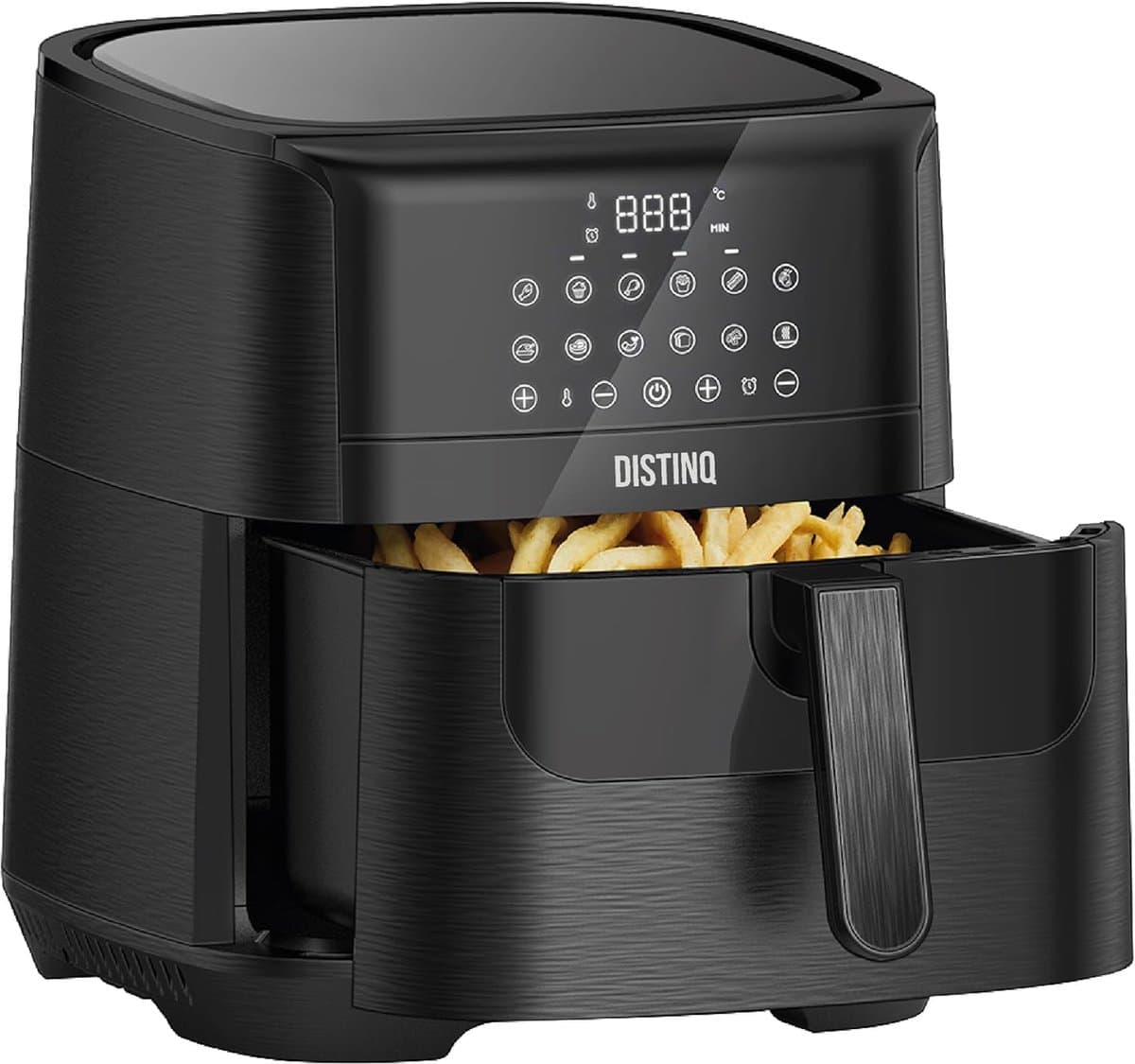 Heteluchtfriteuse XXL - Airfryer grote inhoud - Gezond Koken - 12 Bereidingsprogramma's - 65 Liter - Zwart — afbeelding 1