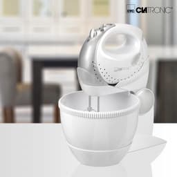 Kneed- en Handmixer - Keukenmachine - Bakken en Desserts - 2-in-1 Functionaliteit - 33 x 26 x 214 cm - Wit — thumbnail 2