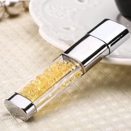USB Flash Drive - Geheugenstick Pen Drive - Externe Opslag - Waterdicht Schokbestendig - 64GB - Geel Transparant — thumbnail 5