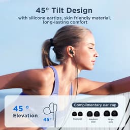Joyroom In Ear Oordopjes - Oortjes met draad en microfoon - 120cm kabel - Zwart — thumbnail 4