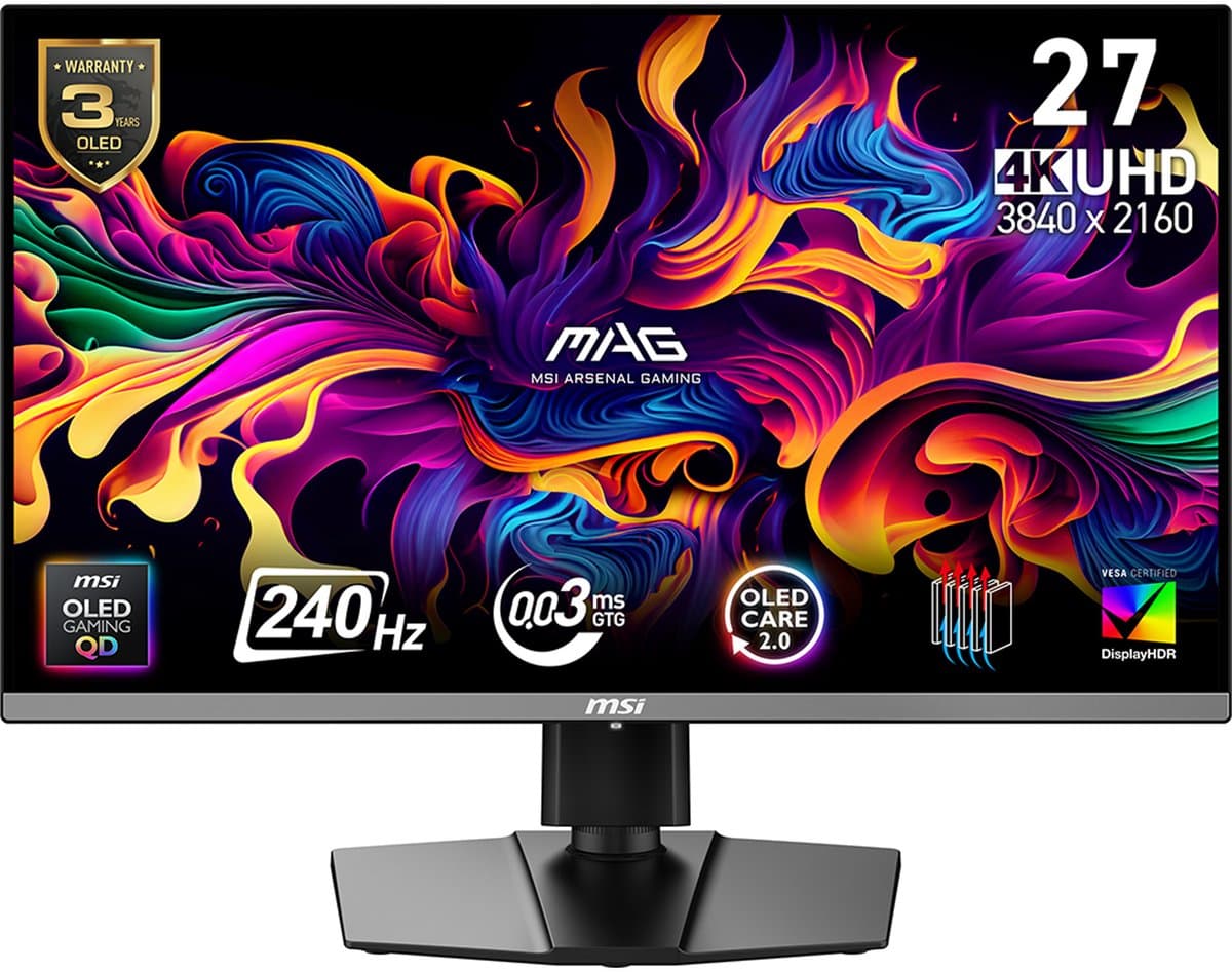 MSI MAG 272UP QD-OLED X24 oled-monitor — afbeelding 1