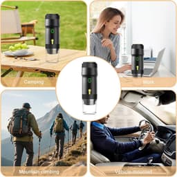 Draagbare Espressomachine 3-in-1 Batterij Camping Koffiezetapparaat voor Onderweg — thumbnail 5