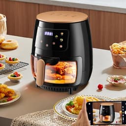 Heteluchtfriteuse met Kijkvenster, 5 Liter, 6 Voorgeprogrammeerde Modi — thumbnail 4