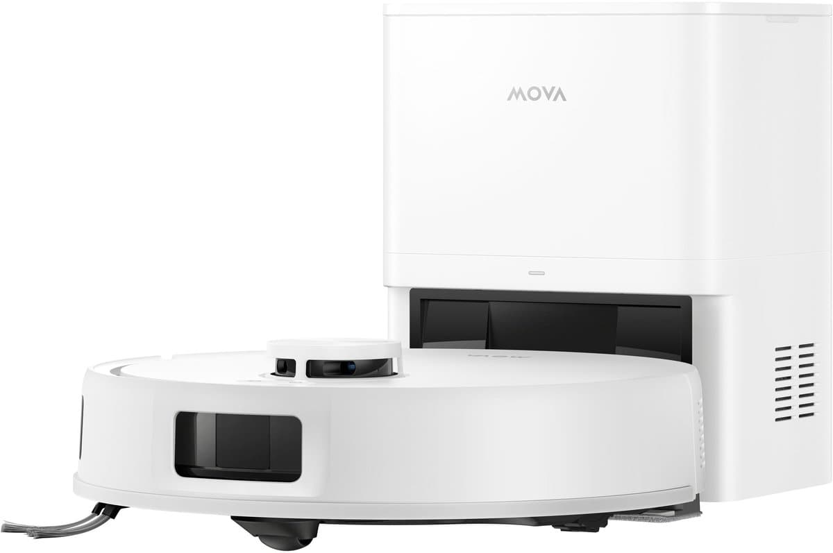 MOVA – E20S Pro Plus – Robot stofzuiger en dweil – 13.000 Pa – Auto-leeg — afbeelding 1