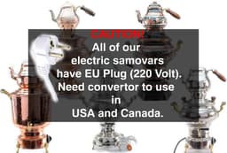 Elektrische Samovar Theepot Set met Handgemaakte Koper — thumbnail 2