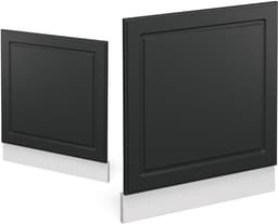Keuken Frontpaneel - Keukenunit Deur - Vaatwasser Verbergen - Verstelbare Voeten - 60 cm Breed - Antraciet Landhuis — thumbnail 5