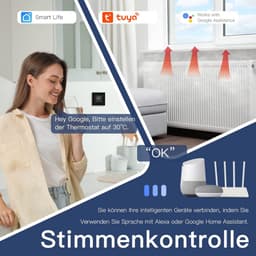 Slimme Wifi Kamerthermostaat voor Verwarming en Vloerverwarming - Programmeerbare Temperatuurregeling — thumbnail 4