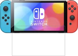 Screenprotector Geschikt voor Nintendo Switch Bescherm Glas Screen Protector - 3 PACK — thumbnail 5
