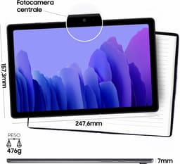 Samsung Galaxy Tab A7 (2020) - LTE - 32GB - Grijs — thumbnail 5