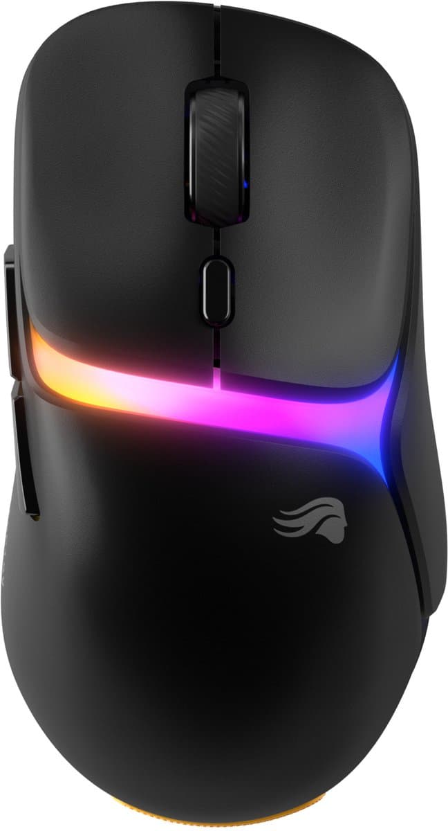 Glorious Gaming Model D3 Wireless - Draadloze Gaming Muis - 30K DPI - InfinitePlay-batterijsysteem - Optisch - RGB - Zwart — afbeelding 1