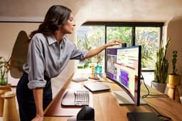 HP Series 7 Pro Serie 7 Pro 34 inch WQHD Conferencing Monitor - 734pm — thumbnail 3