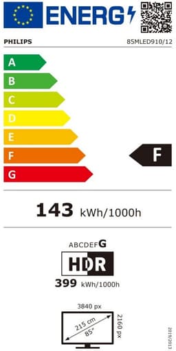Philips 85MLED910/12 Mini LED Smart Televisie met Ambilight — thumbnail 2
