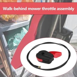 2 sets grasmaaier bedieningsschakelaars grasmaaier gaskabel schakelaars gasschakelaar hendel schakelaar schakelaar met kabel voor tuin handmatige grasmaaiers — thumbnail 5