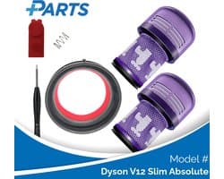 Dyson V12 Slim Absolute Onderhoudsset (Plus.Parts® alternatief voor 971517-01)