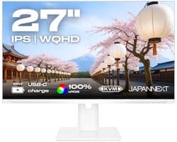 JAPANNEXT Monitor Wit 27" IPS WQHD (2560x1440) | JN-i27QR-C65W-HSP-W