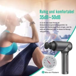 Draagbare massagepistool voor diepe weefselmassage met pijnverlichting en hoge intensiteit — thumbnail 3