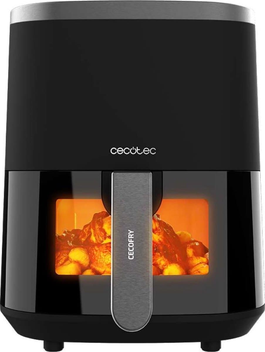 Cecotec Freidora De Aire Cecofry Fantastik Window 4000 Airfryer Zwart 4L / EU Plug — afbeelding 1