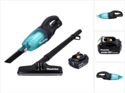 Makita DCL 180 F1 B accu stofzuiger 18 V zwart + 1x oplaadbare accu 3.0 Ah - zonder oplader — thumbnail 1