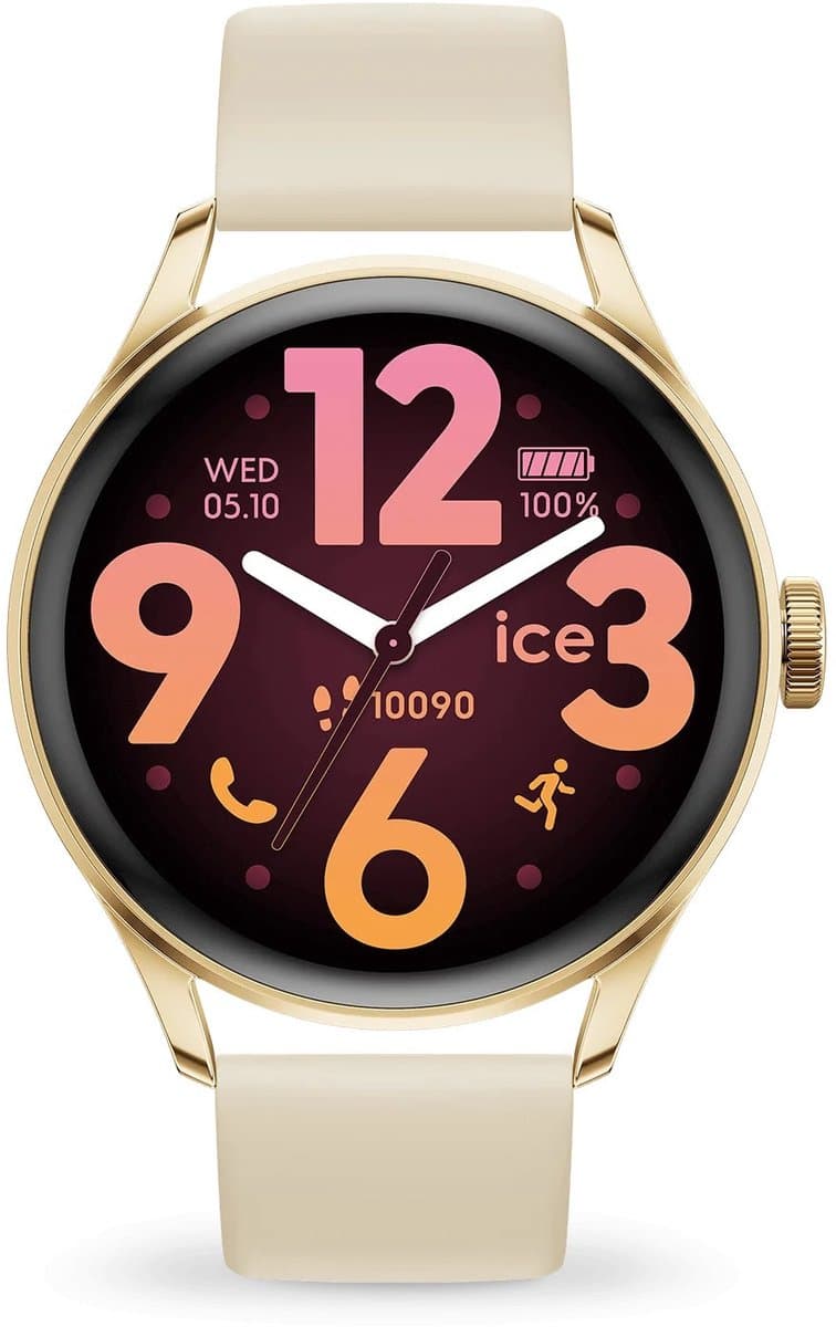 Ice-Watch Ice Smartwatch 3.0 - Smartwatch - AMOLED touchscreen - 39 mm - Beige — afbeelding 1