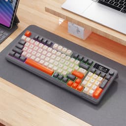 M96 Draadloos RGB Gaming Toetsenbord - Scherm - Multifunctionele Draaiknop - BT5.0/2.4G - PBT Ball Keycaps - Shimmer — thumbnail 5