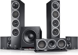Teufel THEATER 500 Surround 5.1-Set - Suround set met 1x actieve subwoofer - 1x centerspeaker en 2x dipool - Tot 80 m² - zwart — thumbnail 1