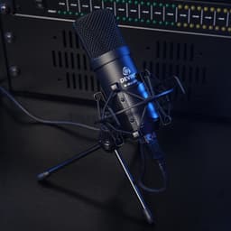 USB Condensatormicrofoon - incl. statief - Met gratis lessen - Zwart Devine M-Mic USB BK — thumbnail 3