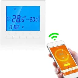 Programmeerbare Wifi Thermostaat met LCD Display - Draadloze Digitale Tijdprogramma Keuze — thumbnail 1
