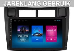Autoradio met bluetooth - Carplay - Voor Toyota Yaris (2005-2012) - Geschikt voor Apple en Android - Stereo - Navigatie - Navigatiesysteem auto - 1GB 16GB — thumbnail 2