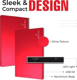 Externe Harde Schijf 500GB - 2.5 Inch Draagbare HDD met USB 3.0 - Ultra Dun voor PC, Mac, Laptop - Snelle Gegevensoverdracht - Beschikbaar in Meerdere Kleuren — thumbnail 4
