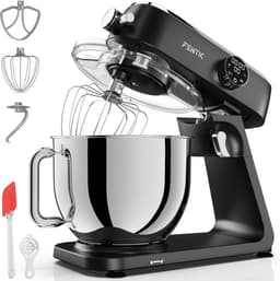 Fentic Keukenmachine 1800W, Keukenrobot met 7l RVS Mengkom, Incl. Menghaak, Garde, Deeghaak en Extra Accessoires, Keukenmixer Met Timer en 10 Snelheden — thumbnail 1