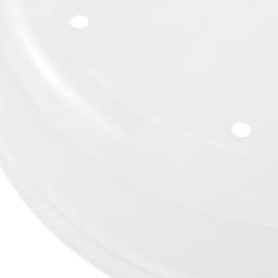 Microwave Deksel 26.5 cm - Transparant - Kunststof - Vaatwasserbestendig — thumbnail 3