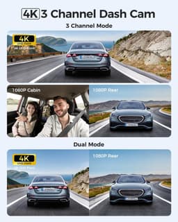 Dashcam 4K + 1080p met GPS en nachtzicht — thumbnail 3