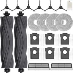 Accessoireset - geschikt voor Dreame L10s Ultra Gen 2/L10s Pro Ultra Heat/X30 Ultra/Mova E30 Ultra - JKOISL 2 x rolborstel - 6 x stofzak - 4 x dweildoek - 6 x zijborstels - 2 x filters — thumbnail 1