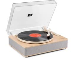 Platenspeler Bluetooth (in/uit) - Fenton RP162S - retro platenspeler met speakers (stereo) en mp3 speler - Beige