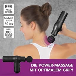 Elektrisch Mini Massagepistool met 4 Opzetstukken - 5 Intensiteitsstanden en Power Boost — thumbnail 5
