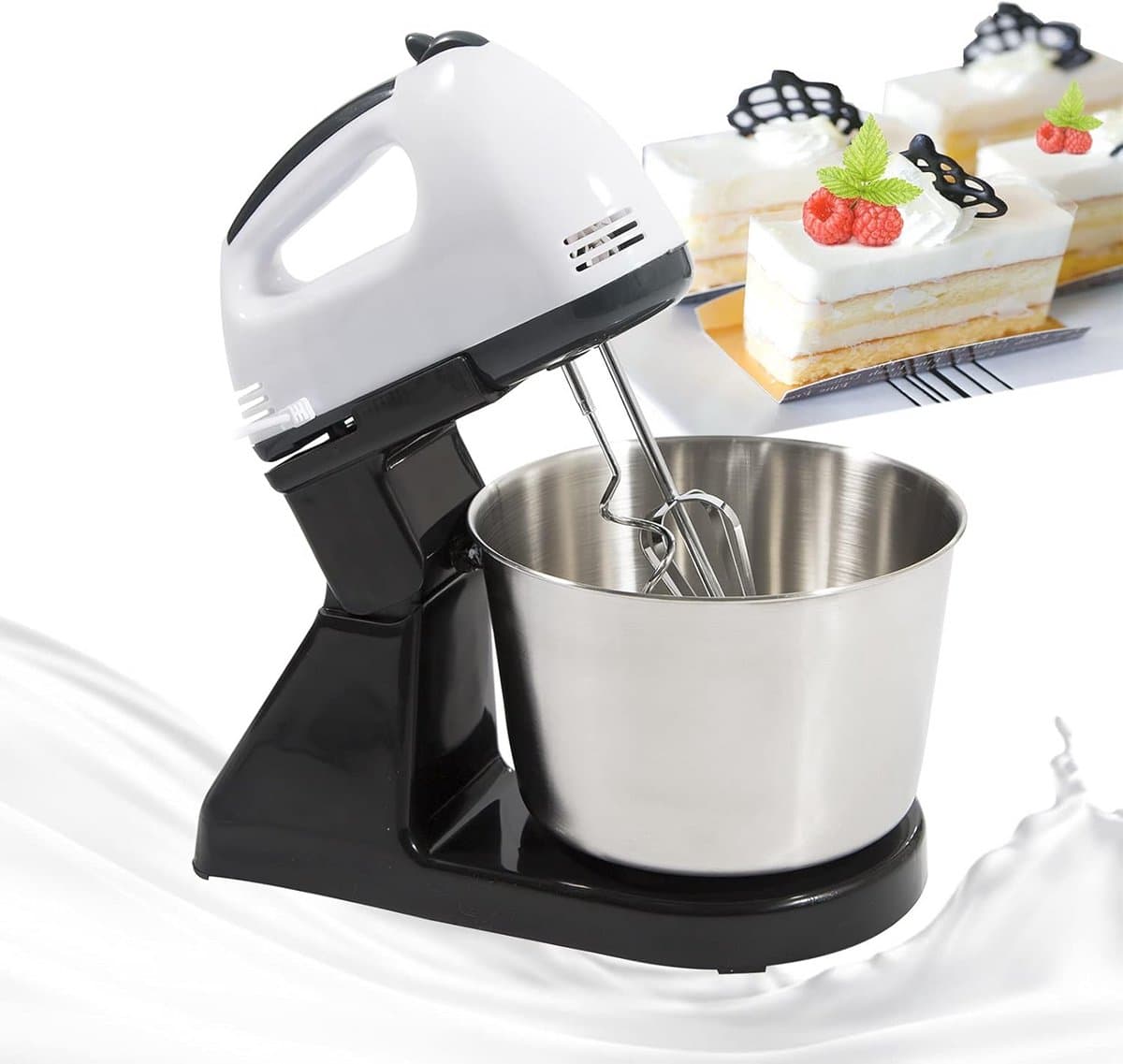 Krachtige Keukenmachine met 7 Snelheden voor Mixen en Kneden — afbeelding 1