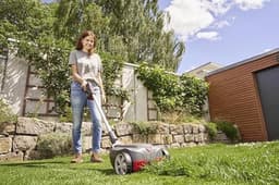 Accu-mulchmaaier 22 cm Maaibreedte met Draaibare Handgreep voor Gazons tot 150 m² — thumbnail 3