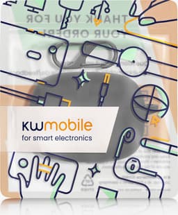 kwmobile Hoes geschikt voor JBL Wave Beam / Beam 2 / Wave 200TWS - Siliconen cover voor oordopjes in zwart — thumbnail 2