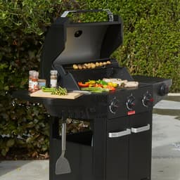 Barbecook Luca 312 gasbarbecue met kast en zijbrander zwart 133.4x60.3x112.3cm — thumbnail 4