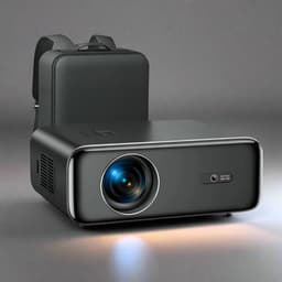 Mini Beamer - Projector - Digitale Projector - Draagbaar - 1080P Projector - WiFi 6 en Bluetooth 5.2 - Ingebouwde Luidspreker - 600 ANSI - EU Stekker Type - Compatibel met HDMI - Voeding - USB- 110W - Zwart — thumbnail 1