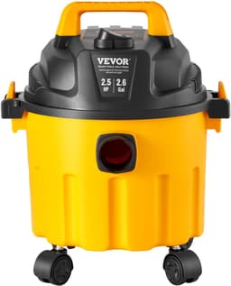 VEVOR Nat- en Droogzuiger Industriële Stofzuiger 10L 2,5PK met Gele Sproeiers — thumbnail 1